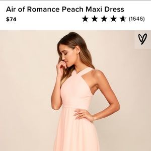 Brand new with tags** Lulus Air of Romance Peach